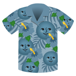 new moon face and hibiscus