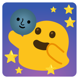 new moon face and magic wand