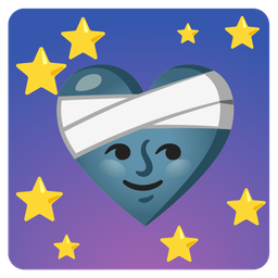 new moon face and mending heart