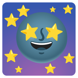 New moon face and Star-struck