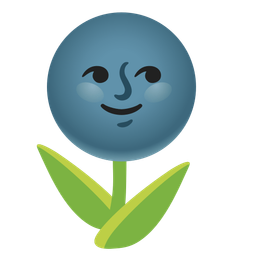 new moon face and tulip