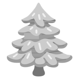 newspaper and evergreen tree