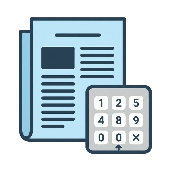 Newspaper and Input numbers