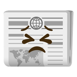 newspaper and persevering face