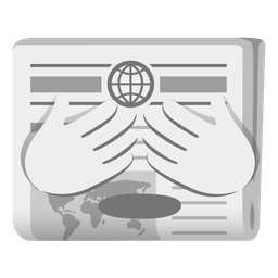 newspaper and see-no-evil monkey