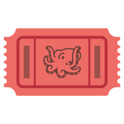 octopus and admission tickets