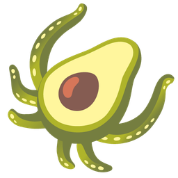 octopus and avocado