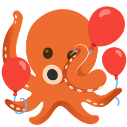 octopus and balloon