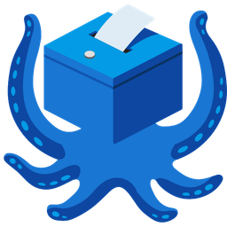 octopus and ballot box with ballot