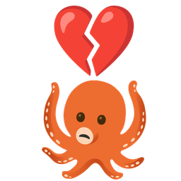 octopus and broken heart