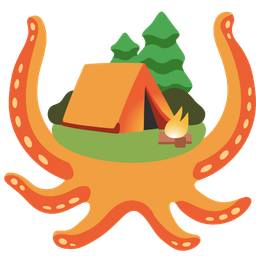 octopus and camping