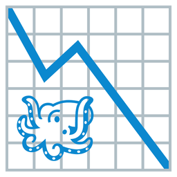 octopus and chart decreasing