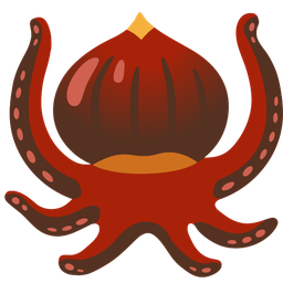 octopus and chestnut