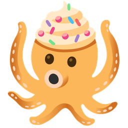 octopus and cupcake