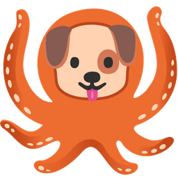octopus and dog face
