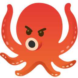 octopus and enraged face