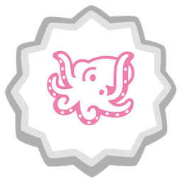 octopus and fish cake with swirl