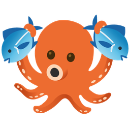 octopus and fish