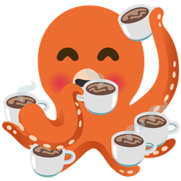 octopus and hot beverage