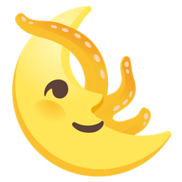 octopus and last quarter moon face