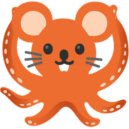 octopus and mouse face