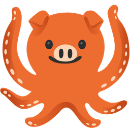 octopus and pig face