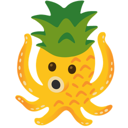 octopus and pineapple