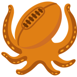 octopus and rugby football