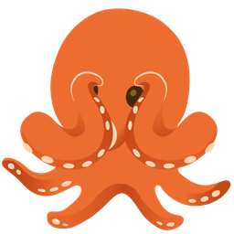 octopus and see-no-evil monkey