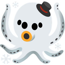 octopus and snowman without snow