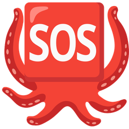 octopus and SOS button