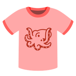 octopus and t-shirt