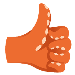 octopus and thumbs up