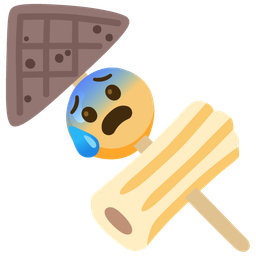 Oden and Anxious face with sweat