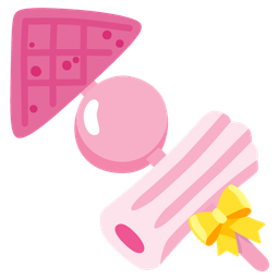 Oden and Heart with ribbon