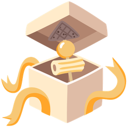 Oden and Wrapped gift