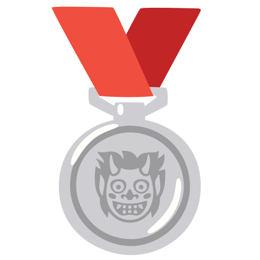 ogre and 2nd place medal
