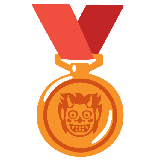ogre and 3rd place medal