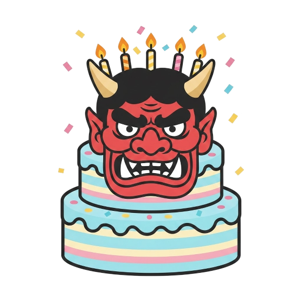 Ogre and Birthday cake