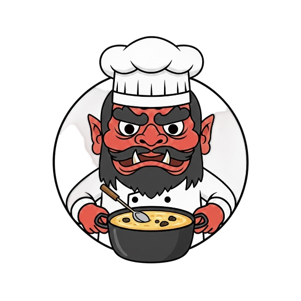 Ogre and Bowl with spoon