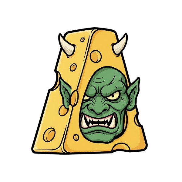 Ogre and Cheese wedge