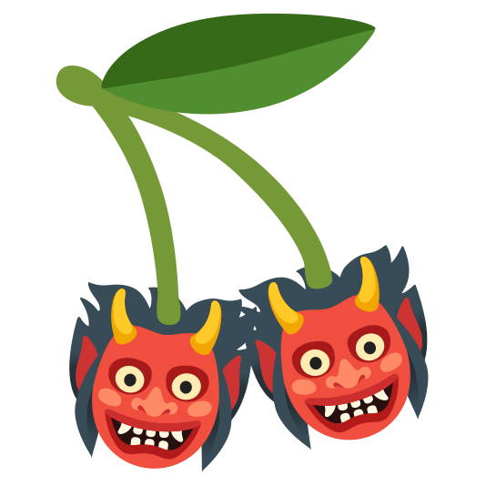 ogre and cherry blossom