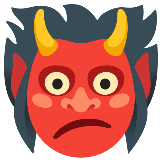 ogre and confused face