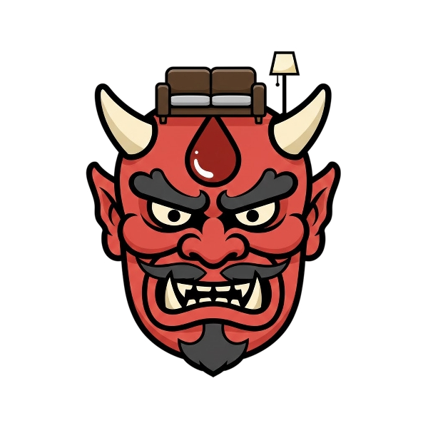 Ogre and Couch and lamp