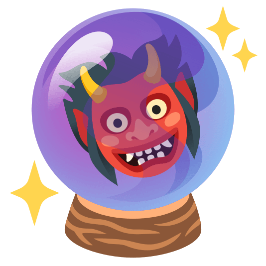 ogre and crystal ball