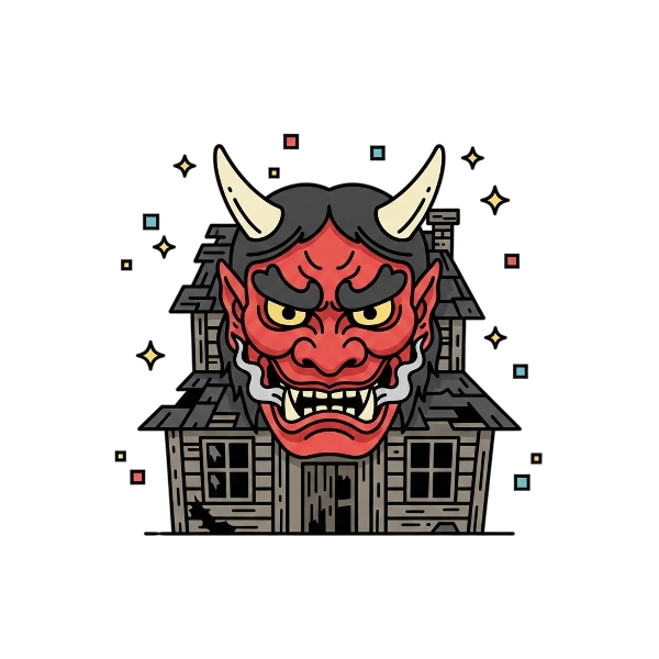 Ogre and Derelict house