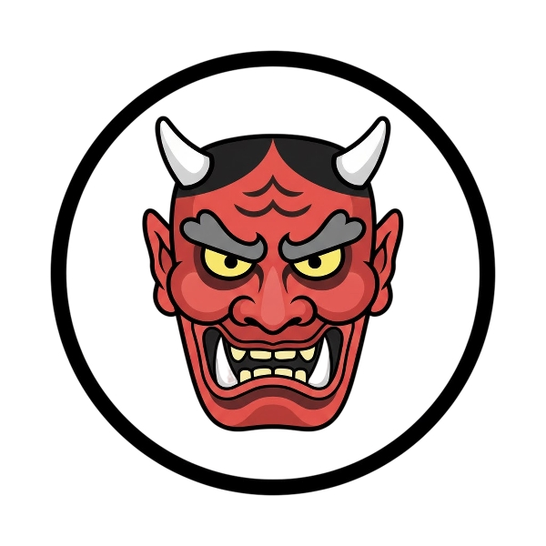 Ogre and Full moon face