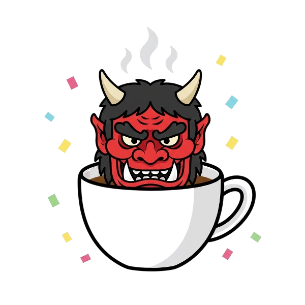 Ogre and Hot beverage