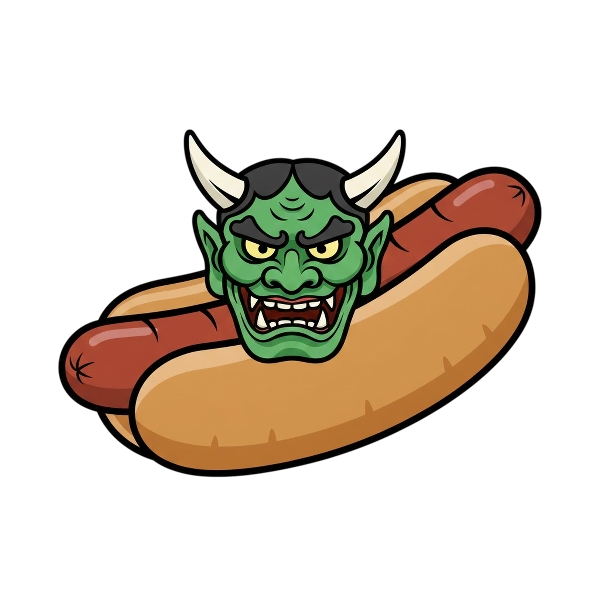 Ogre and Hot dog