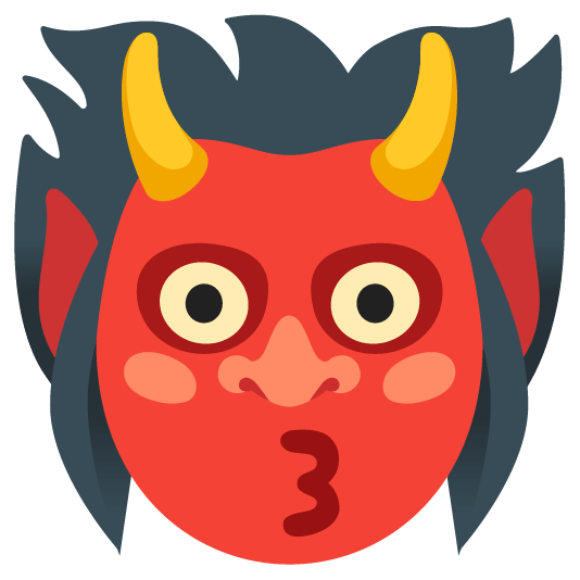 Ogre and Kissing face